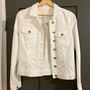 Italian White Denim Jacket